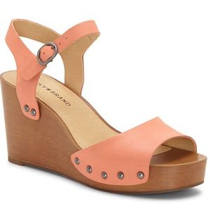 Lucky Brand Coral Zashti Wedge Sandal Sz 9.5